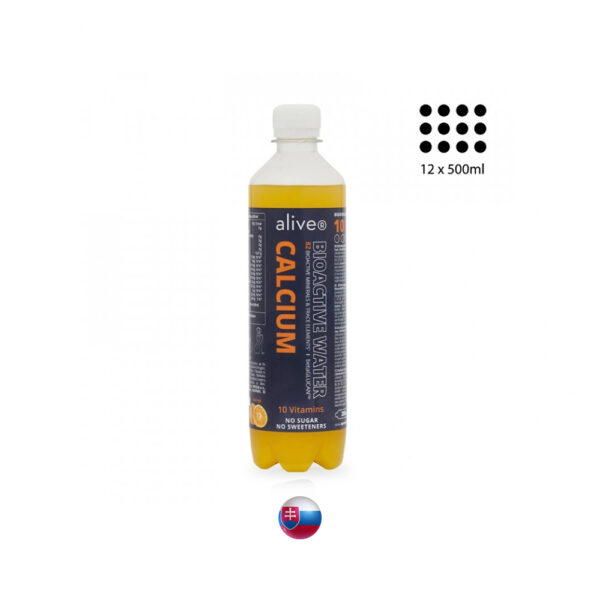 aliveR Bioactive water82 Ca + 10 VITAMINS 12x500ml